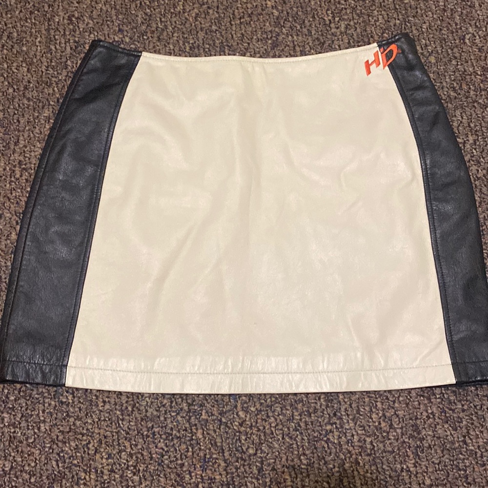 Harley Davidson leather skirt